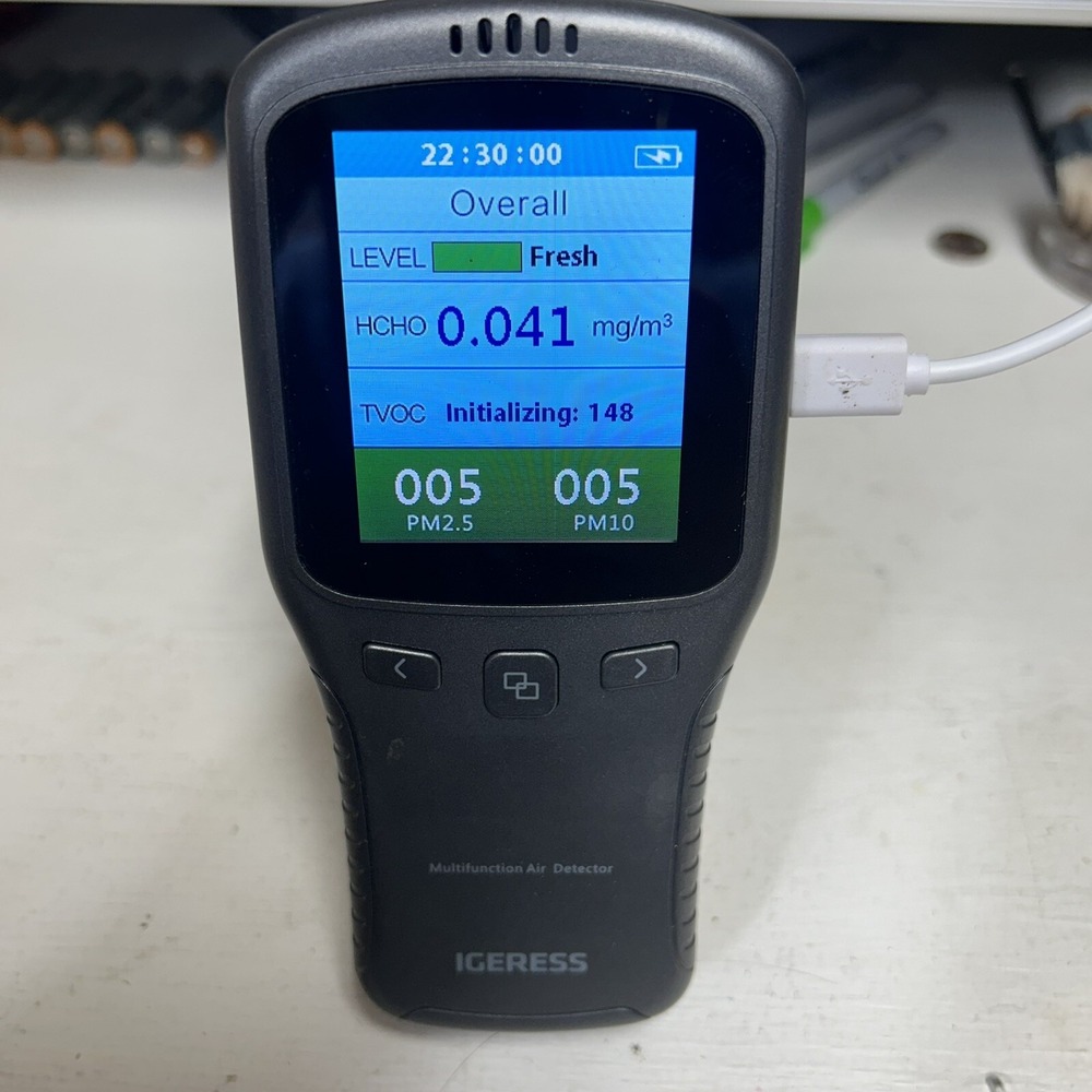 IGERESS Indoor Air Quality Monitor WP6912 Formaldehyde HCHO PM2.5 PM10 Detector